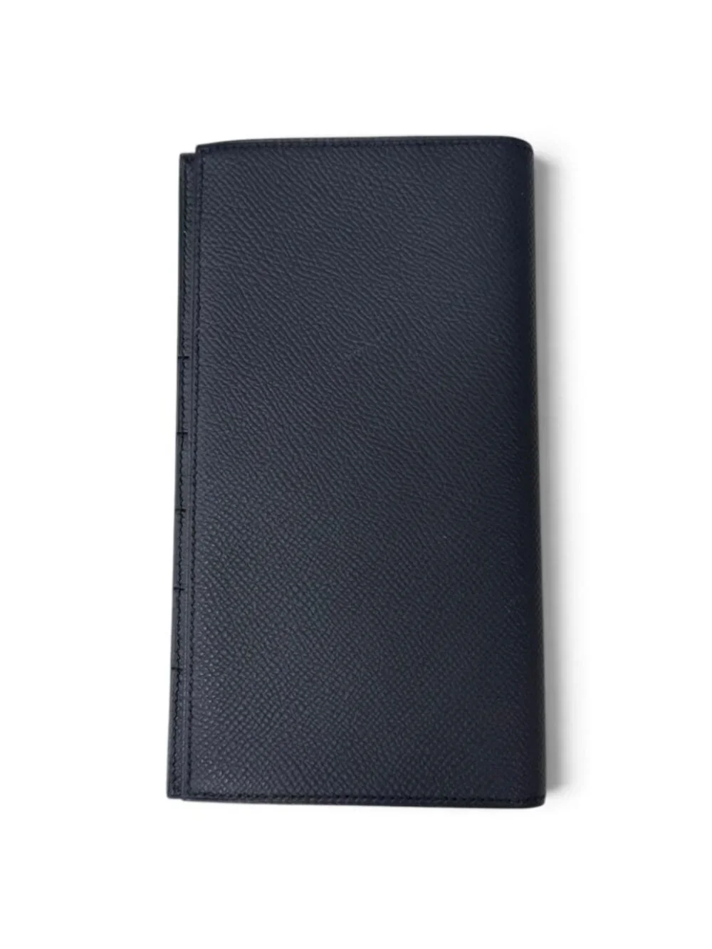 Hermes Mc2 Fleming Veau Epsom Wallet Bifold Navy